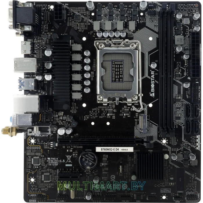 Материнская плата BIOSTAR B760MX2-E D4 Ver. 6.0